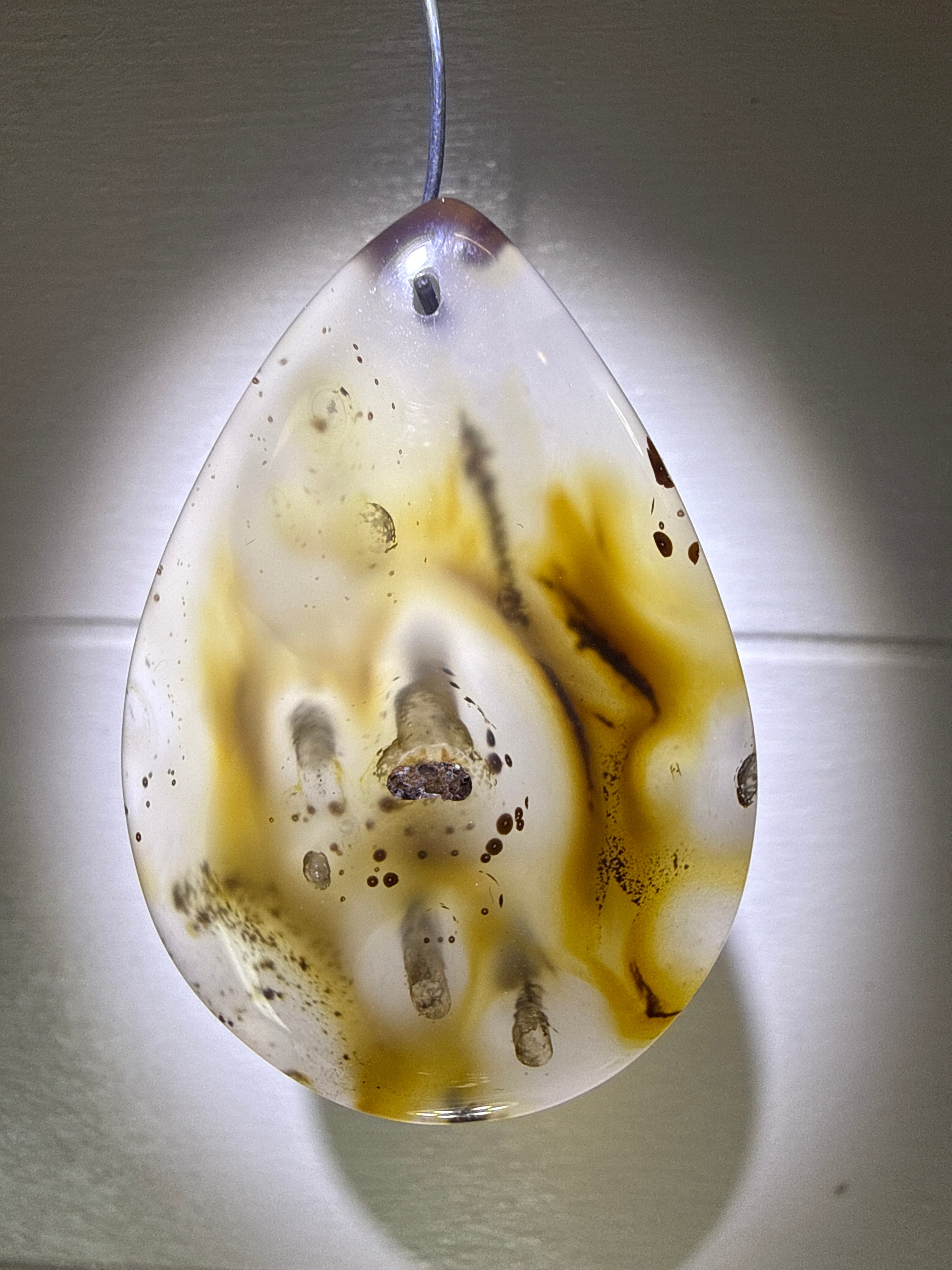 Dendritic Agate Pendant