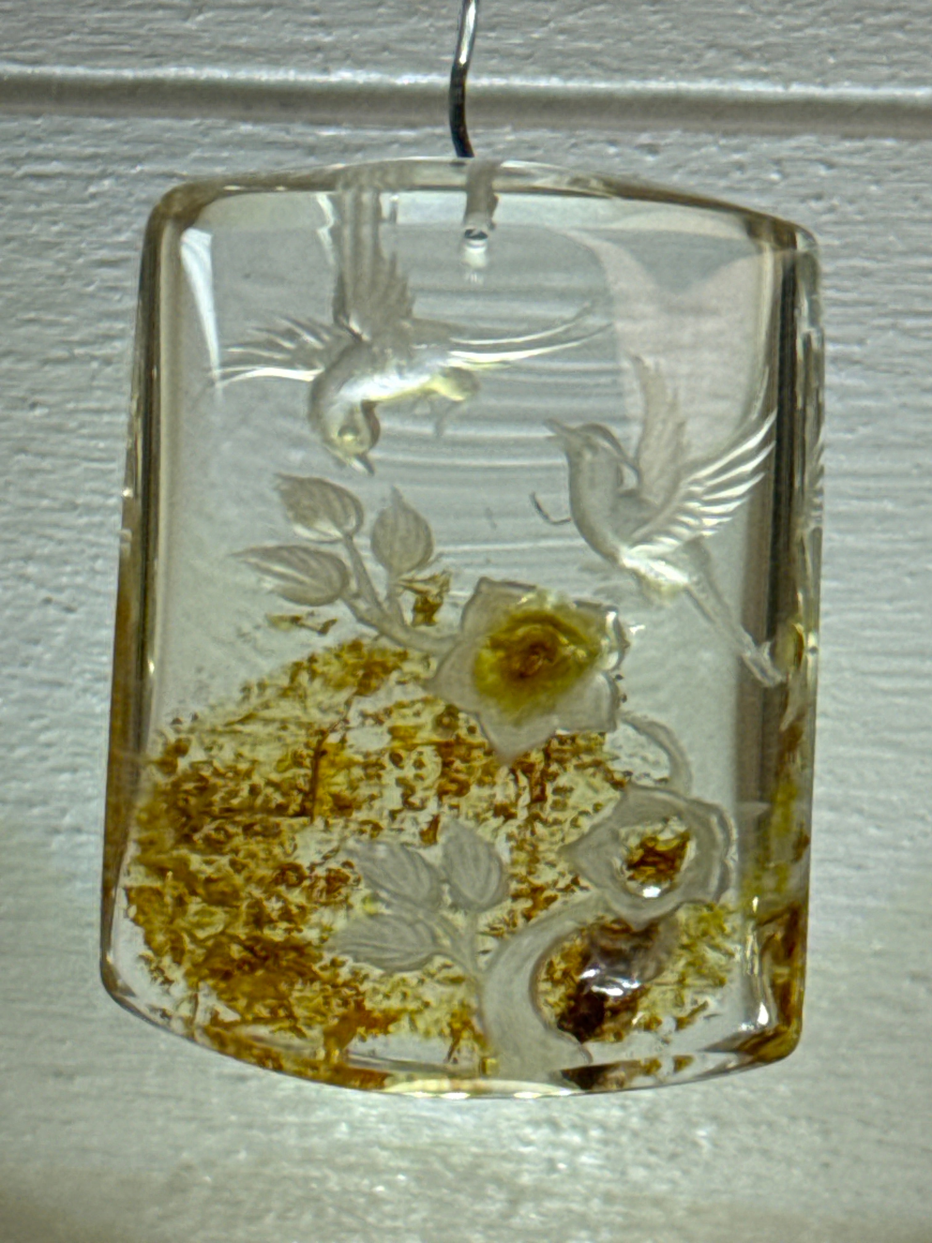 Carved Birds Pendant