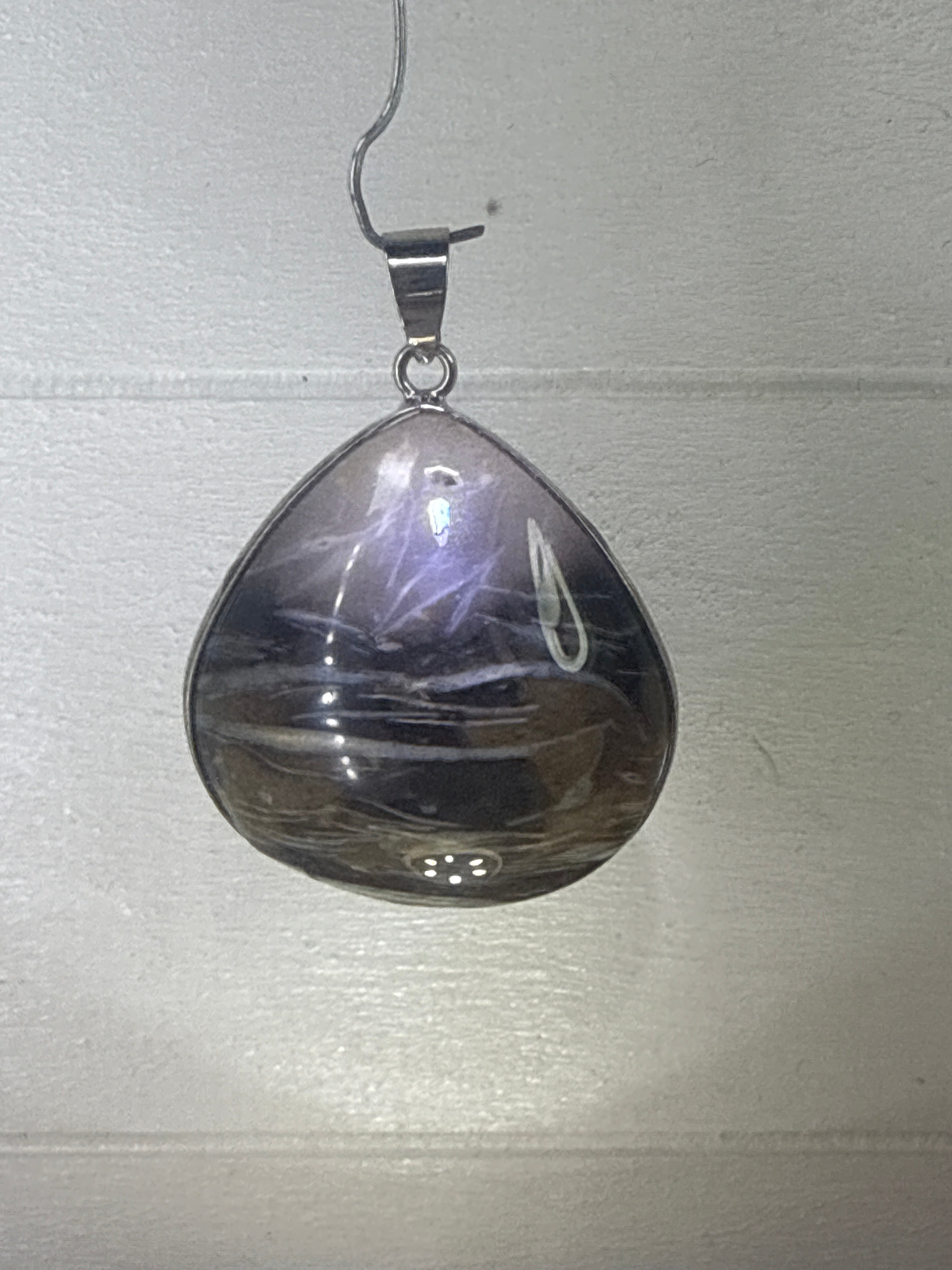Feather Agate Pendant