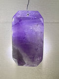 Faceted Dream Amethyst Pendant