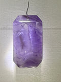 Faceted Dream Amethyst Pendant