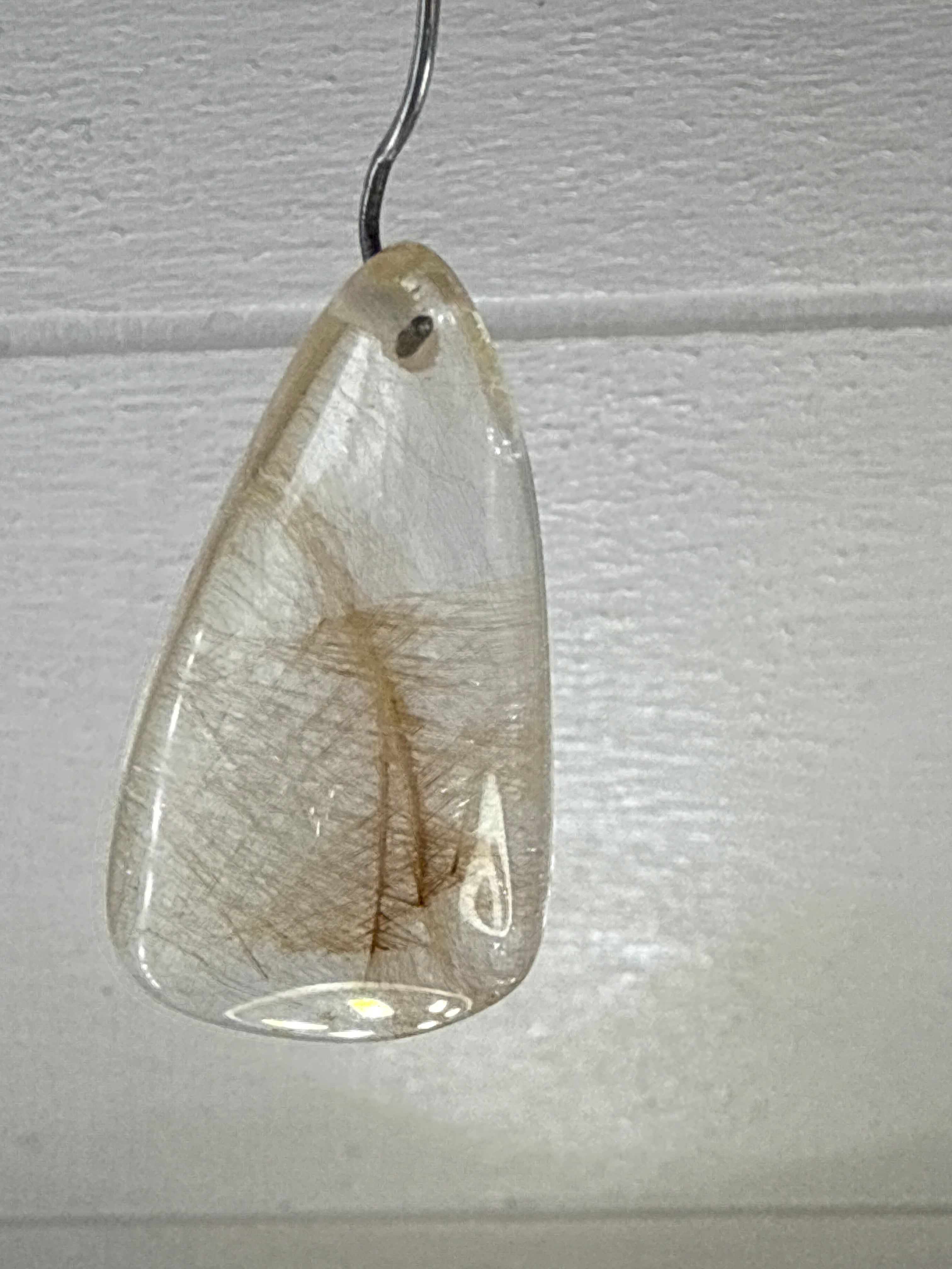 Gold Rutile Pendant
