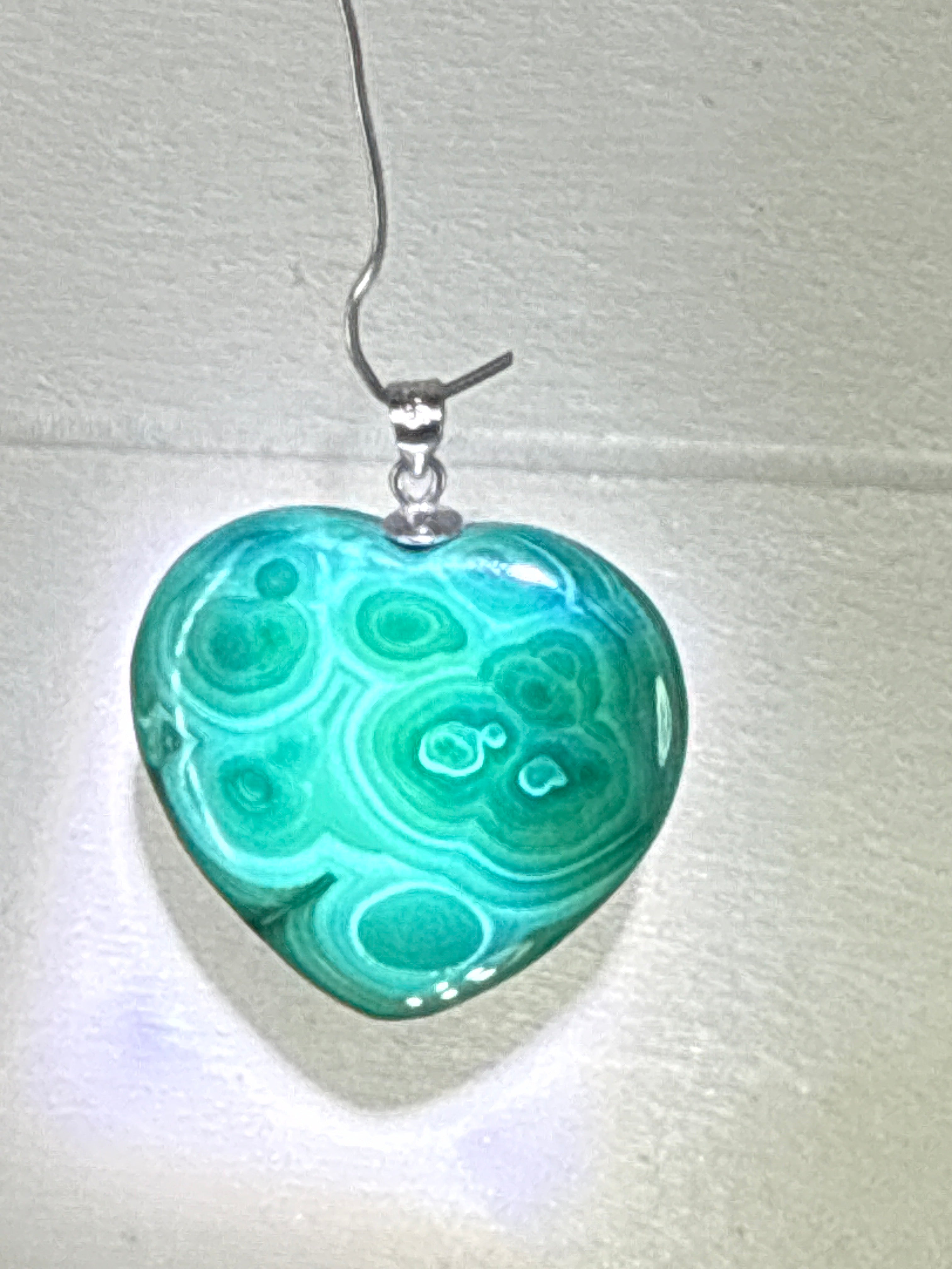 Malachite Heart Pendant