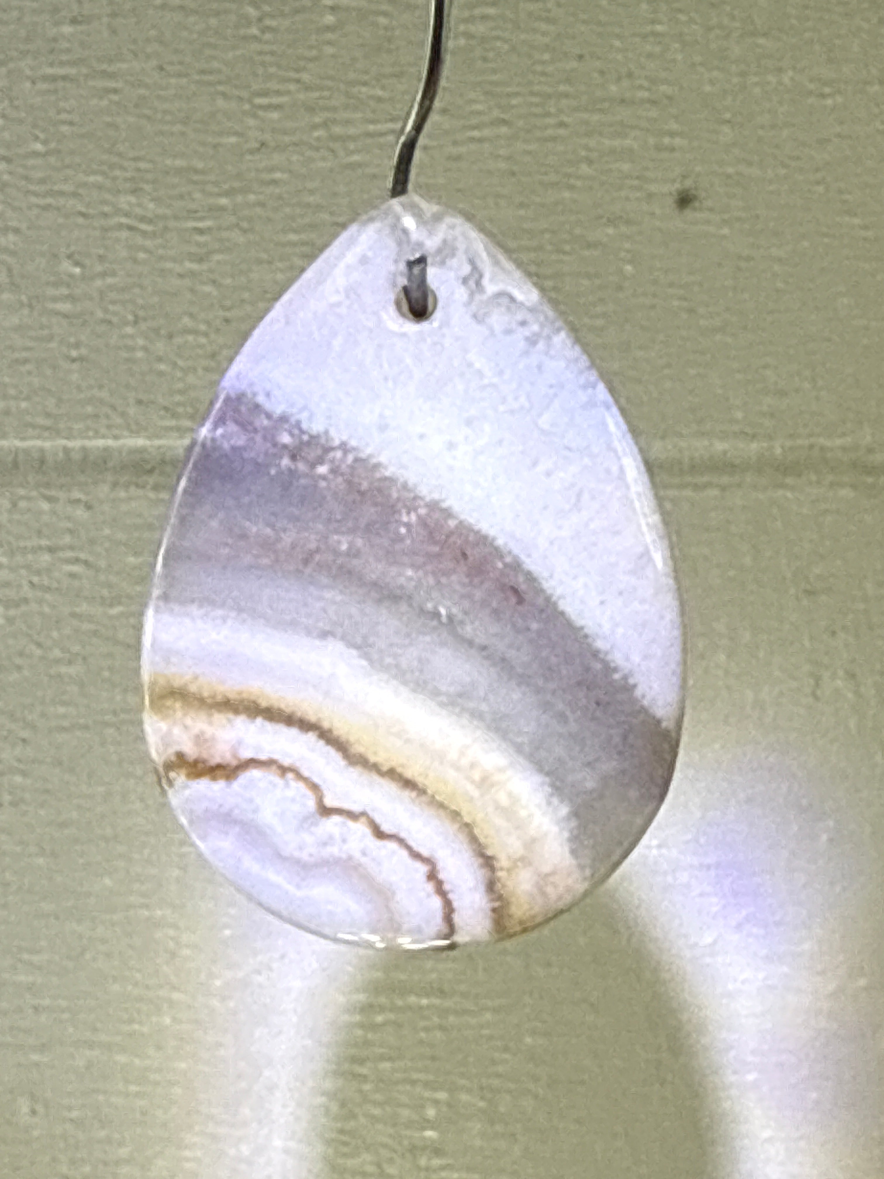 Mexican Lace Agate Pendant