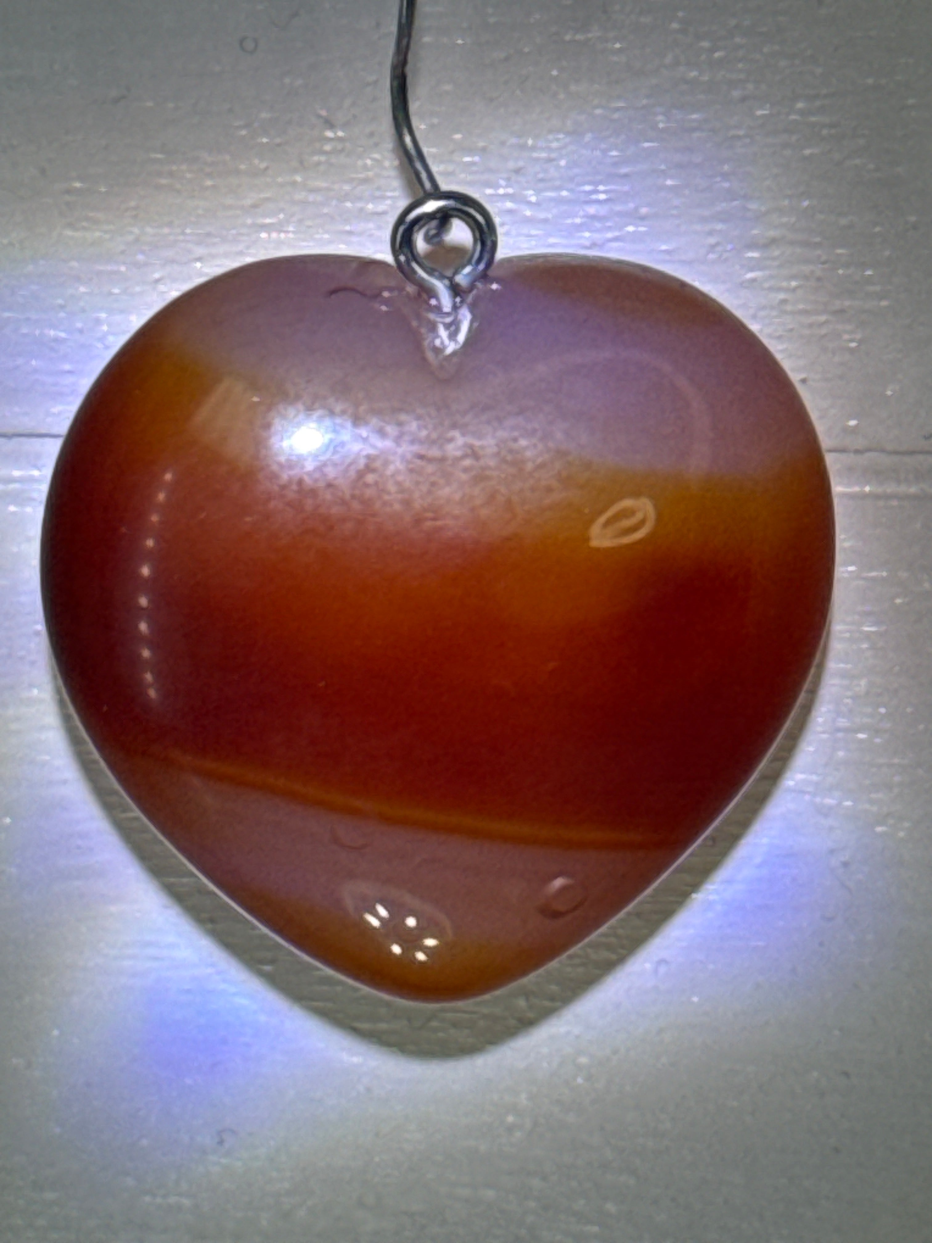 Carnelian Heart Pendant