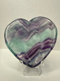 Fluorite Heart Trinket Dish