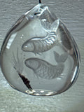 Carved Koi Fish Pendant