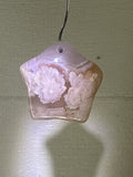 Flower Agate Star Pendant