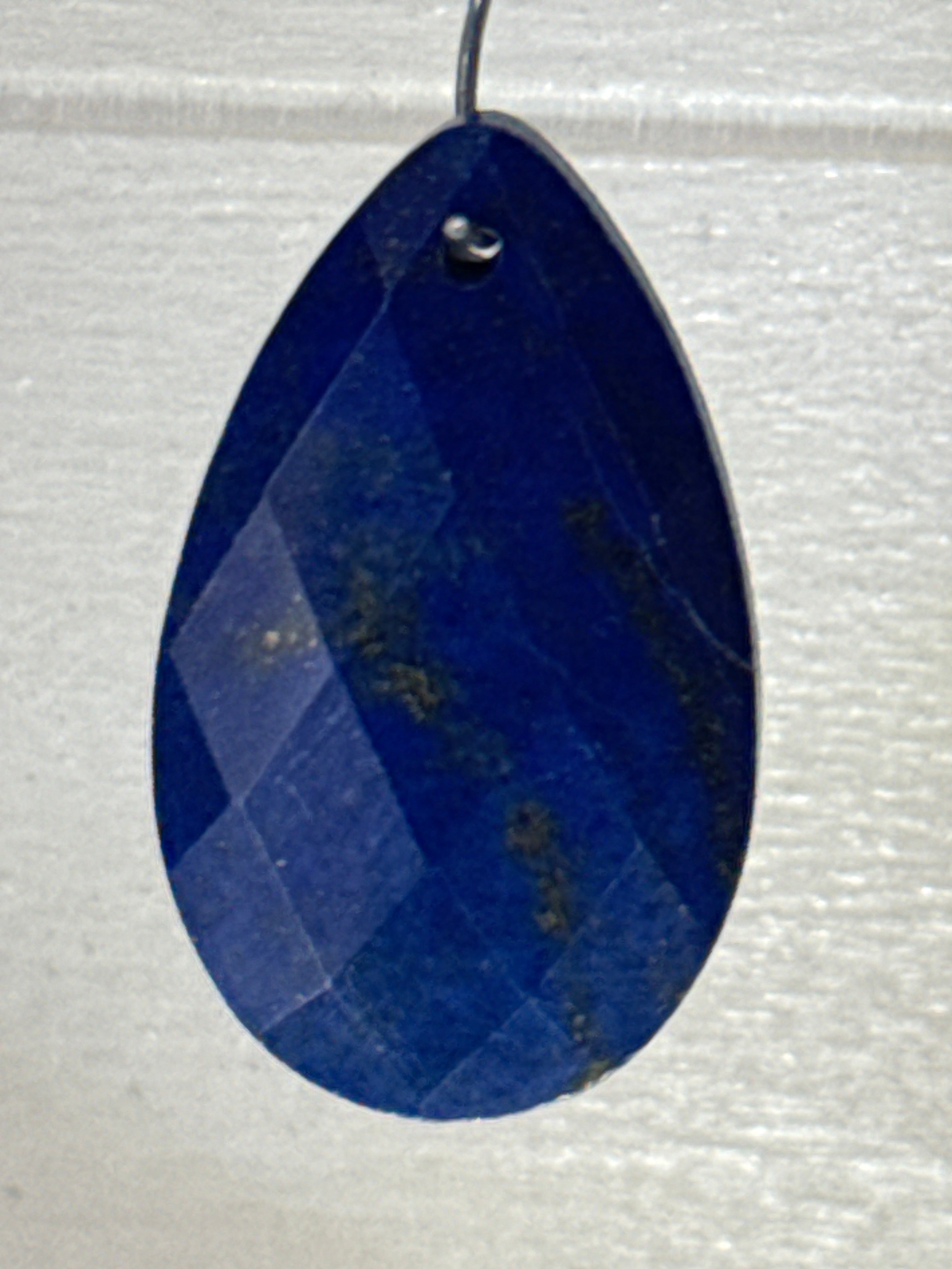 Faceted Lapis Lazuli Pendant