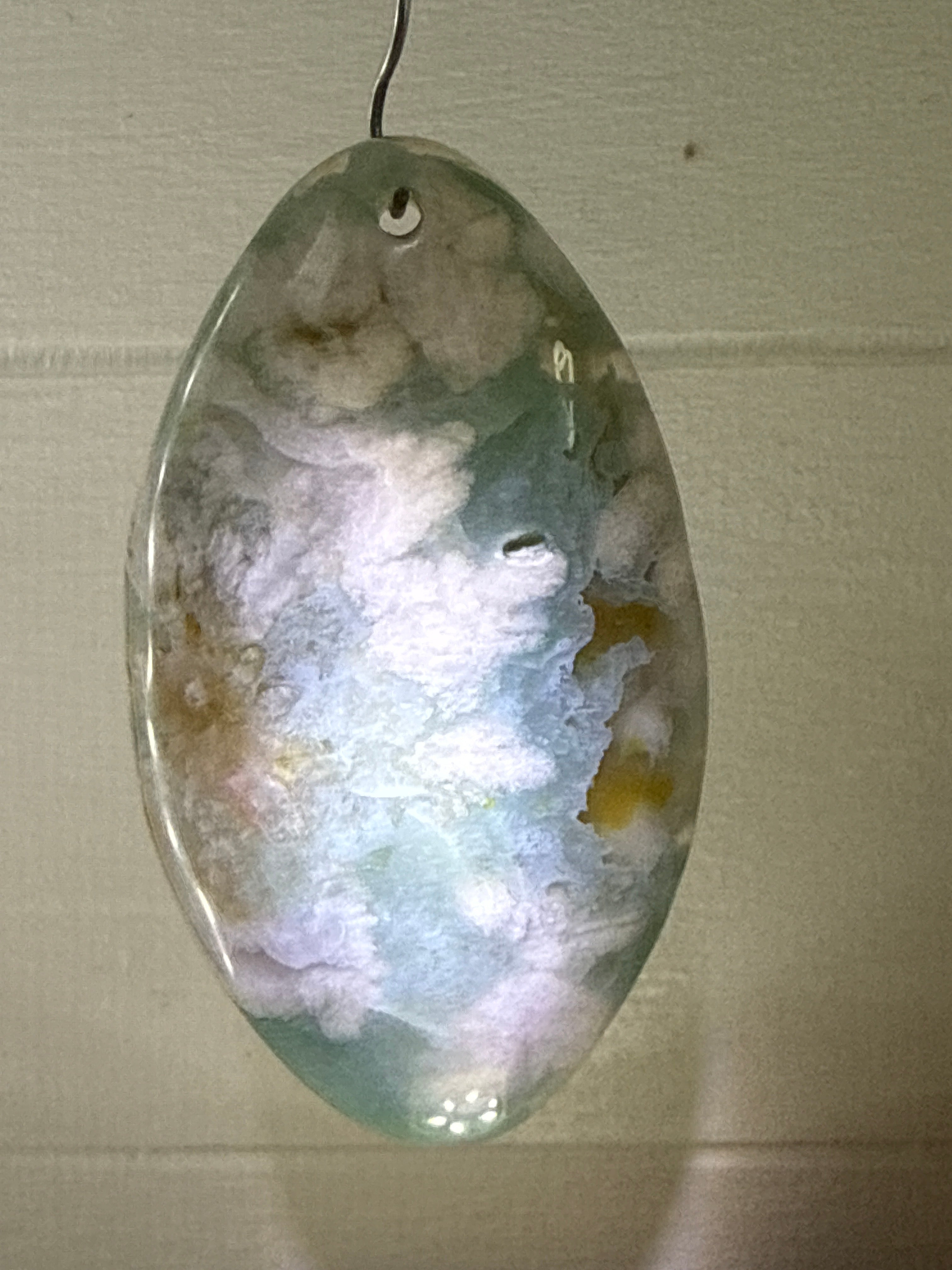 Flower Agate Pendant