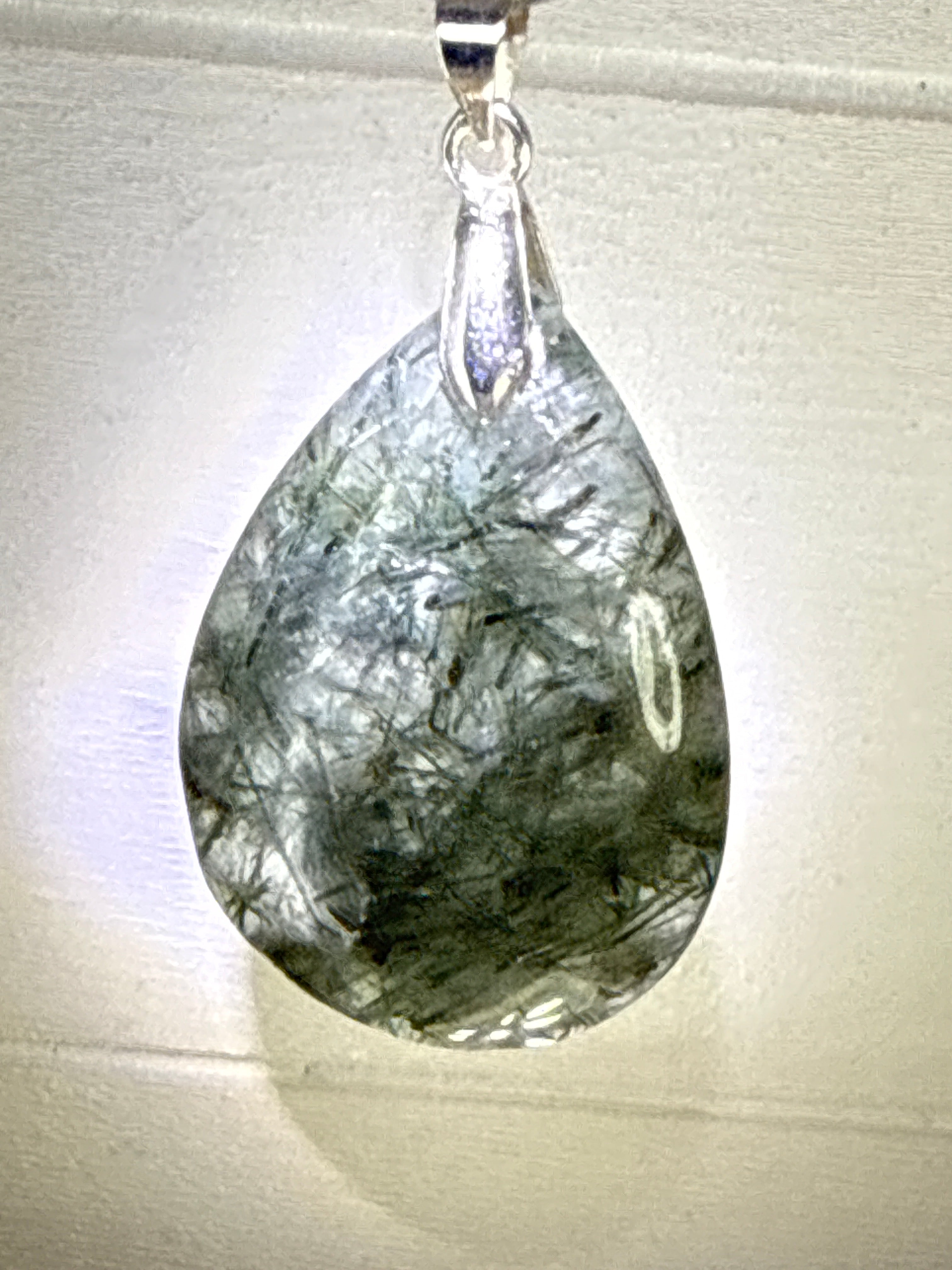 Green Rutile Pendant