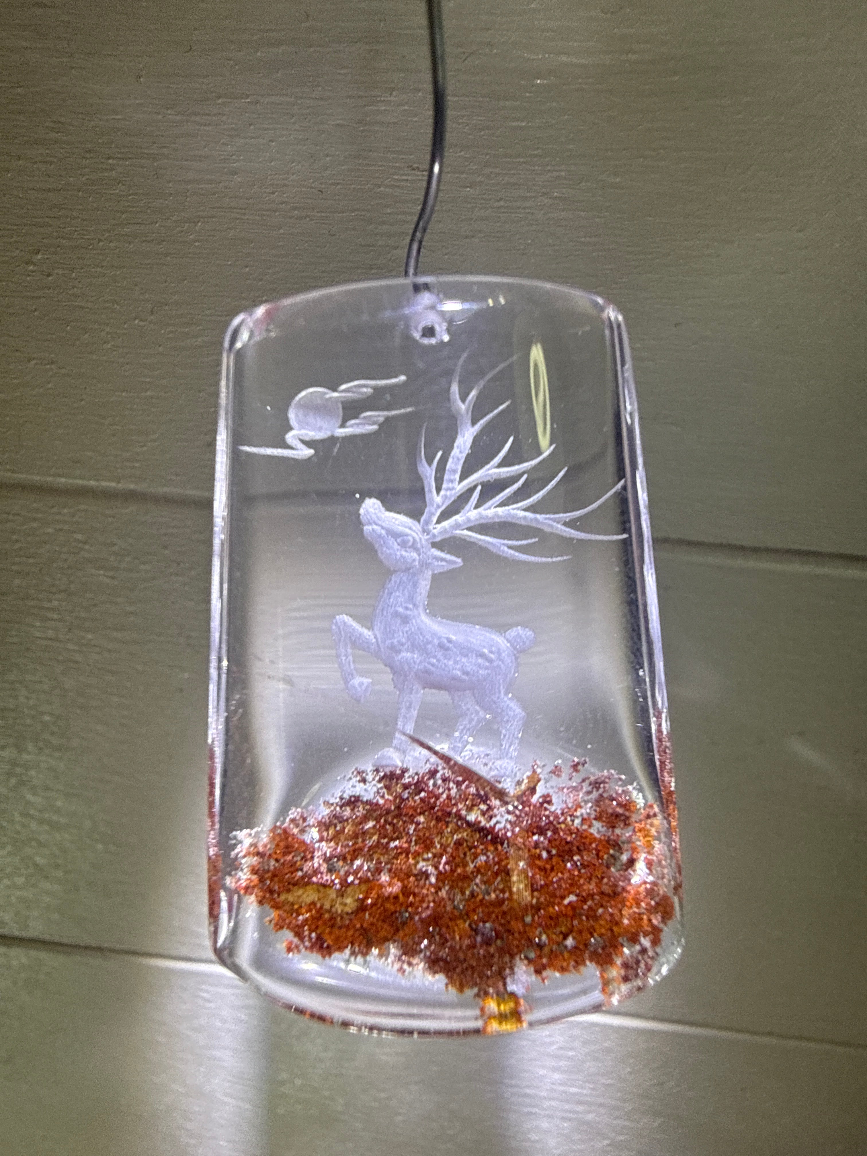 Carved Stag Pendant