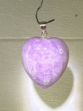 Kunzite Heart Pendant