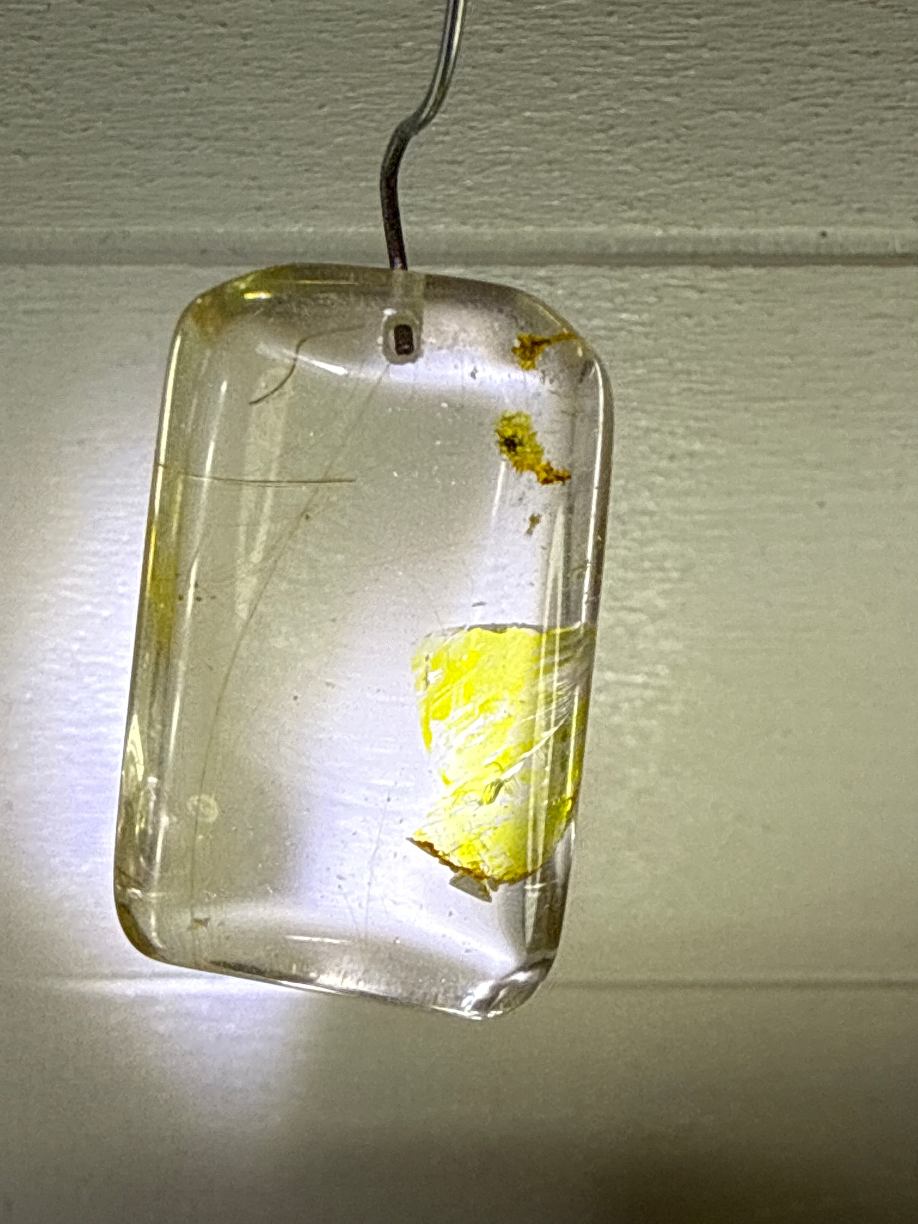 Gold Rutile Pendant