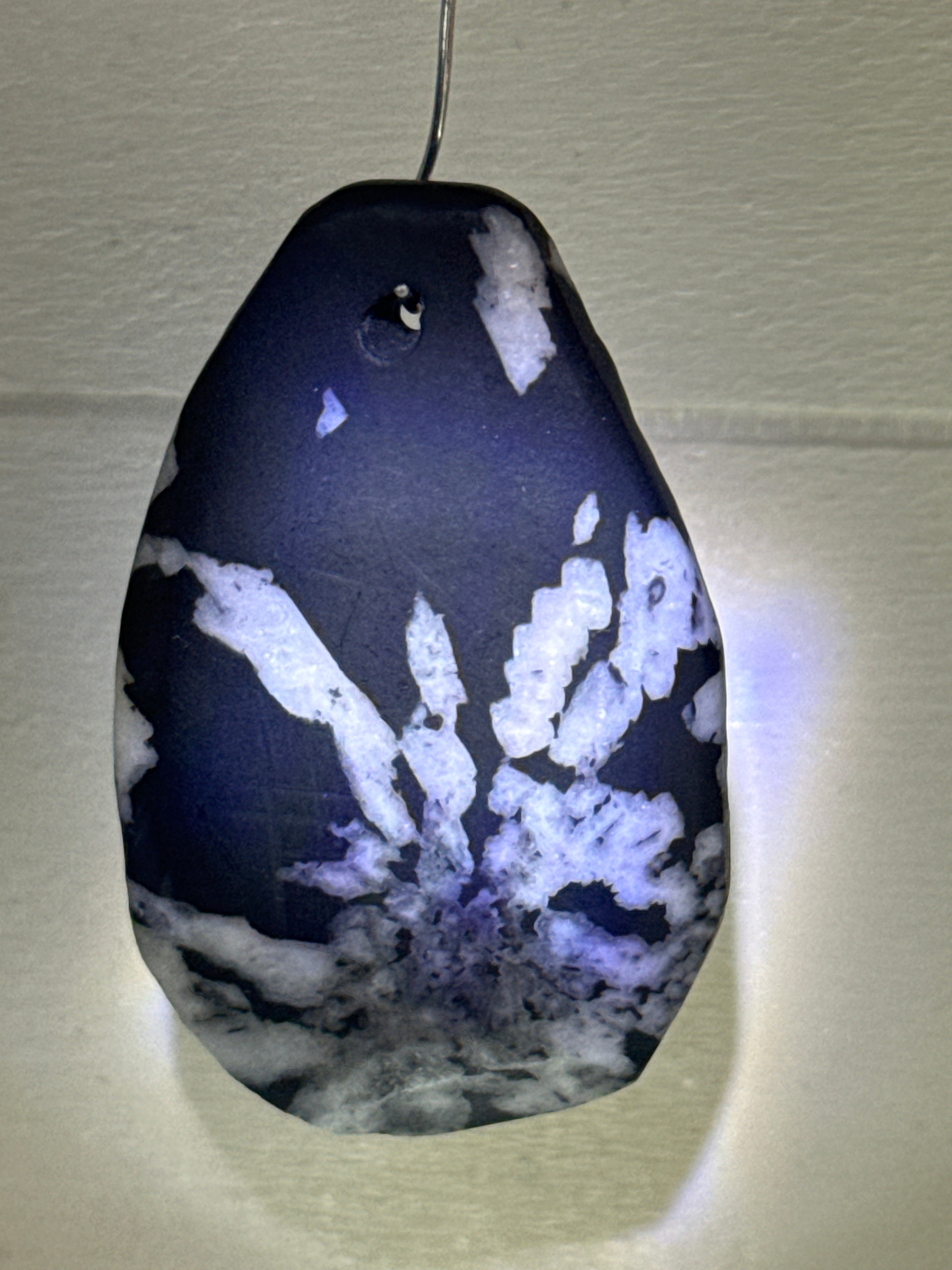 Chrysanthemum Stone Pendant