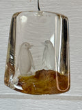 Carved Penguins Pendant
