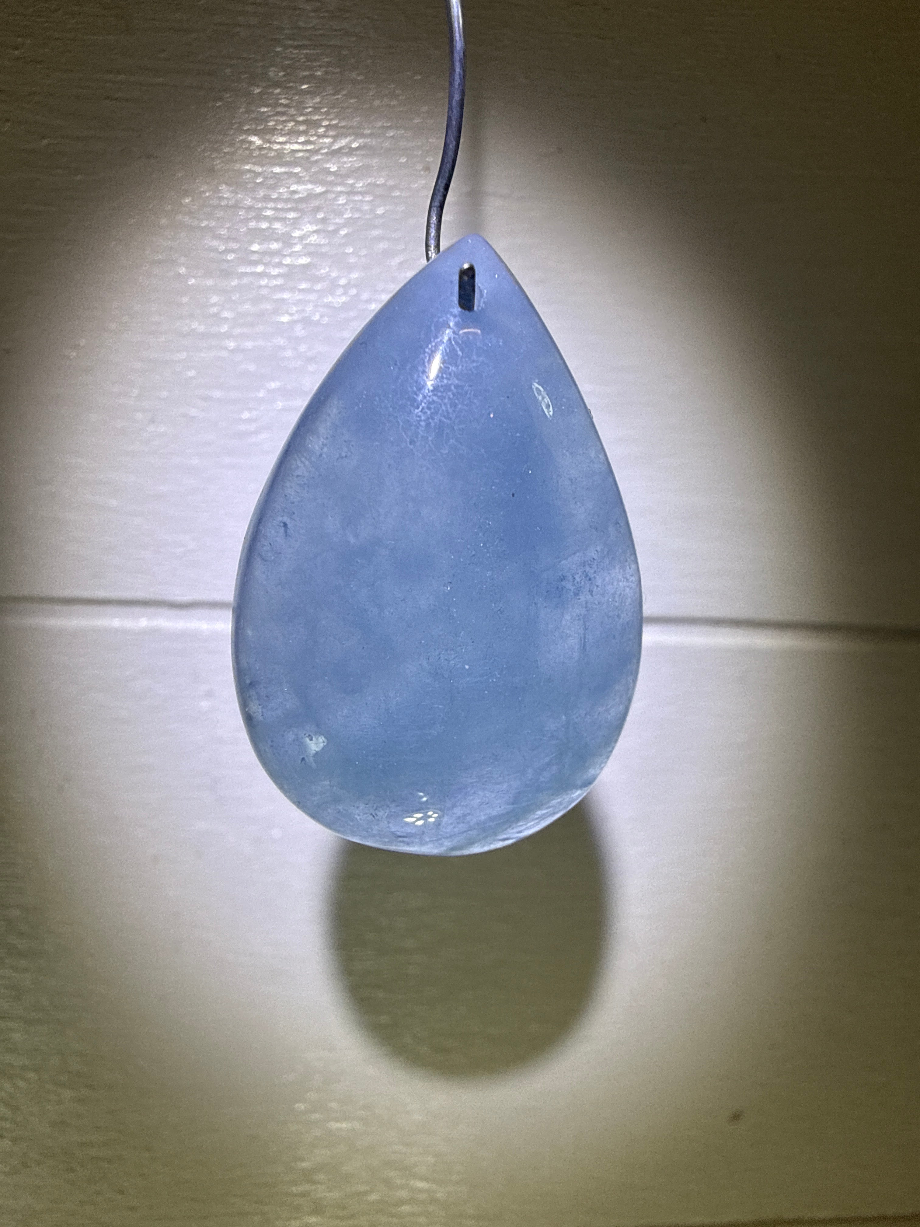 Aquamarine Teardrop Pendant