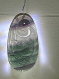 Carved Fluorite Buddah Pendant