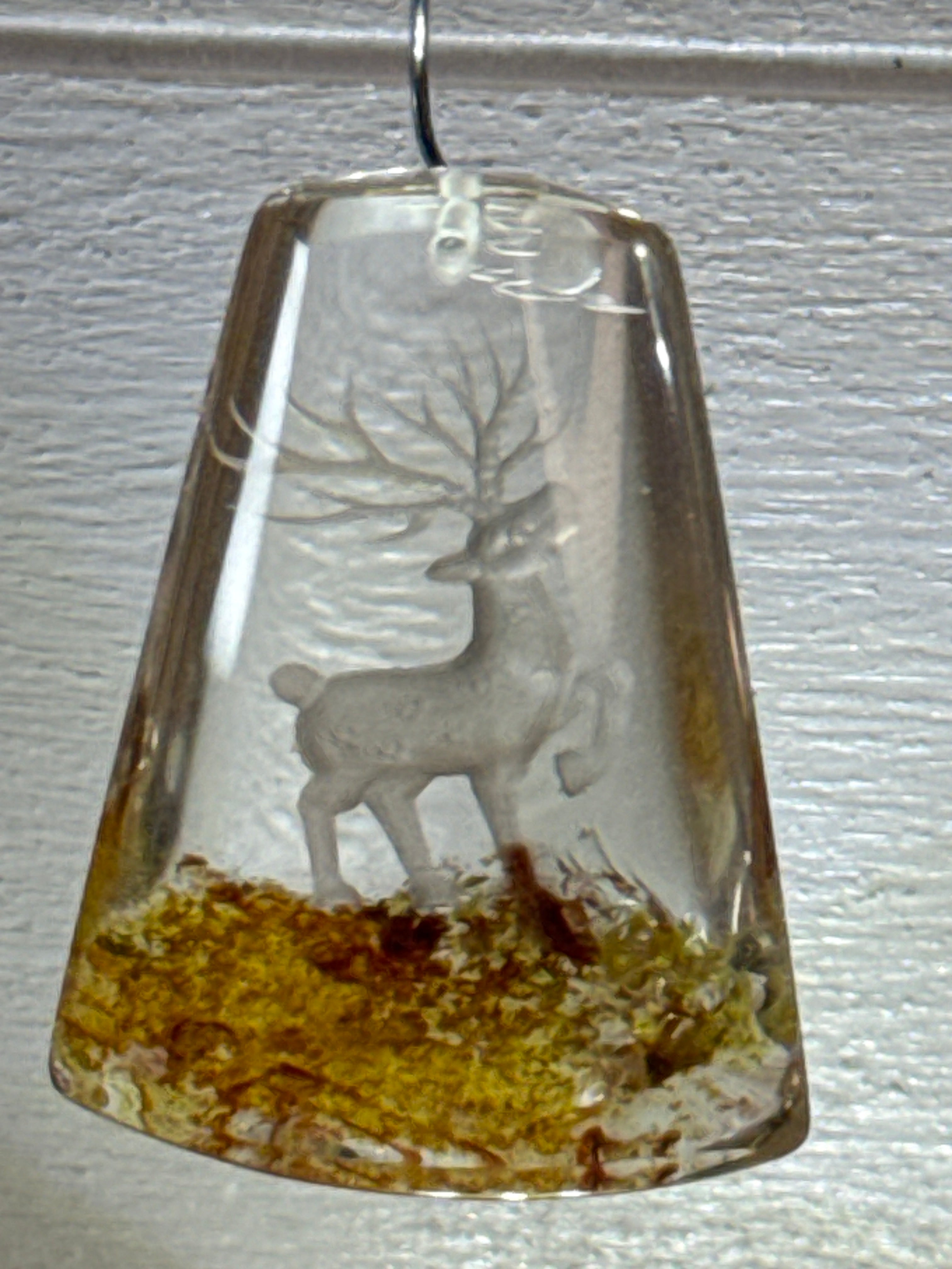 Carved Stag Pendant