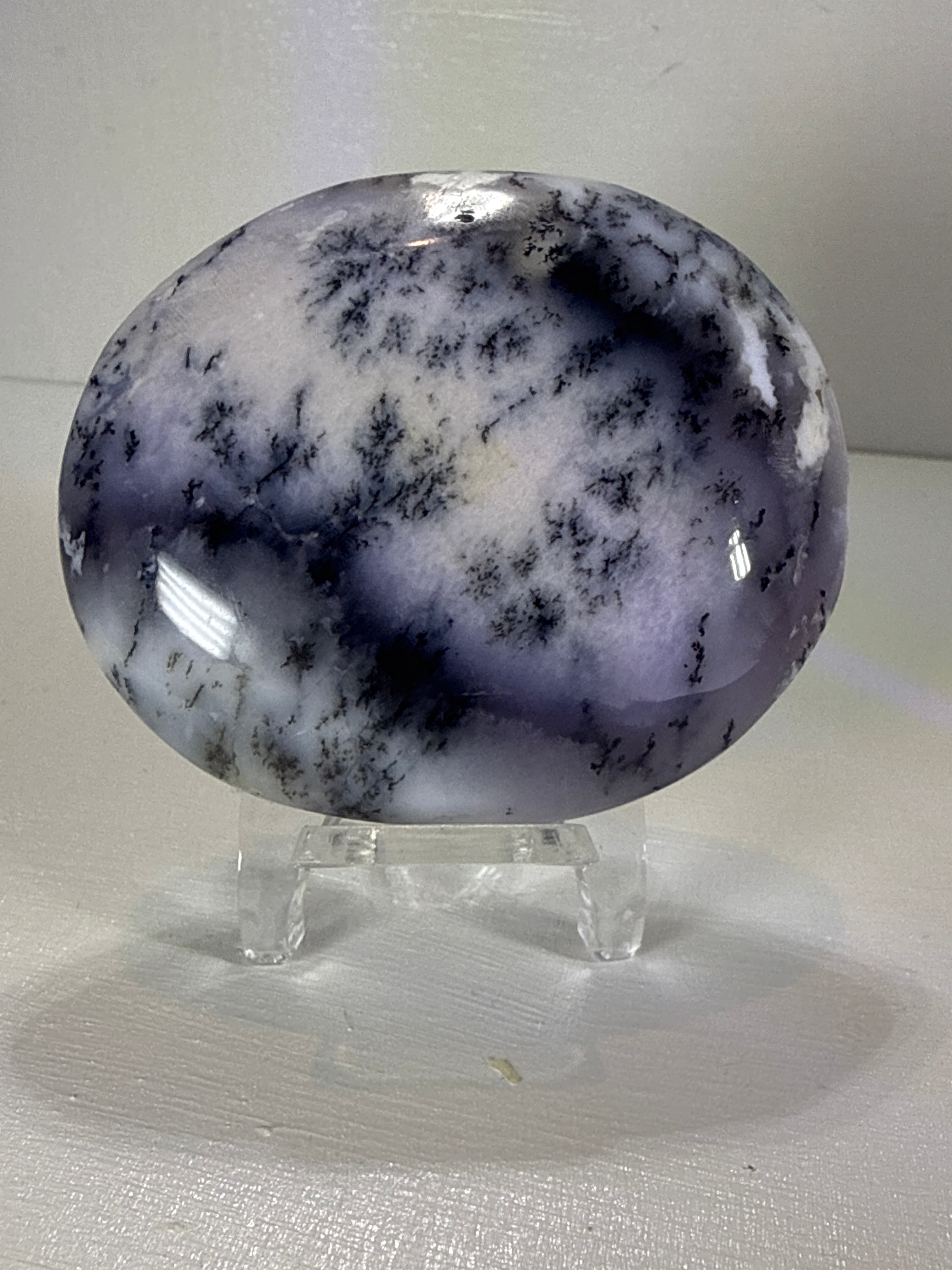 Dendritic Opal Palm Stone