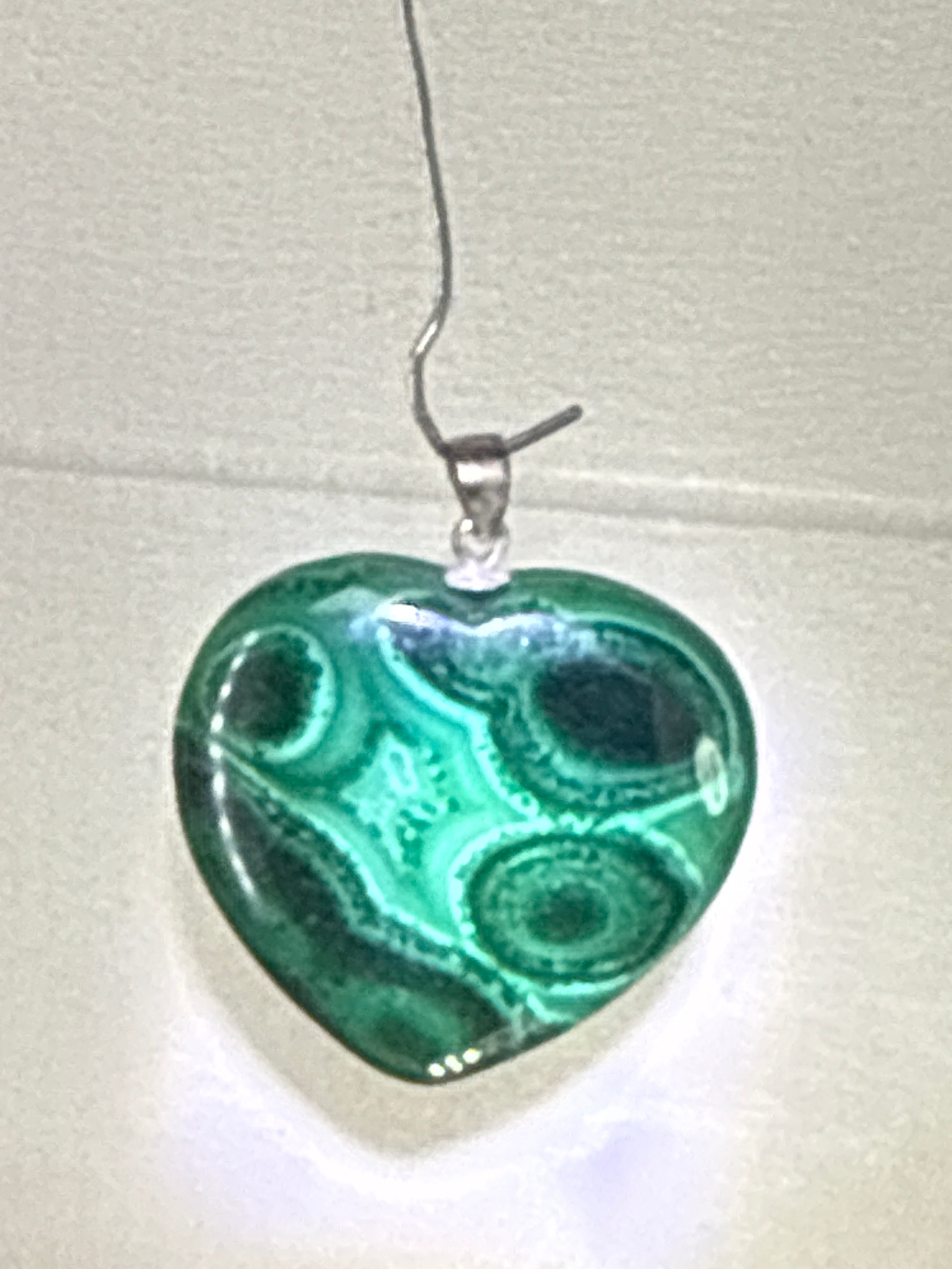 Malachite Heart Pendant