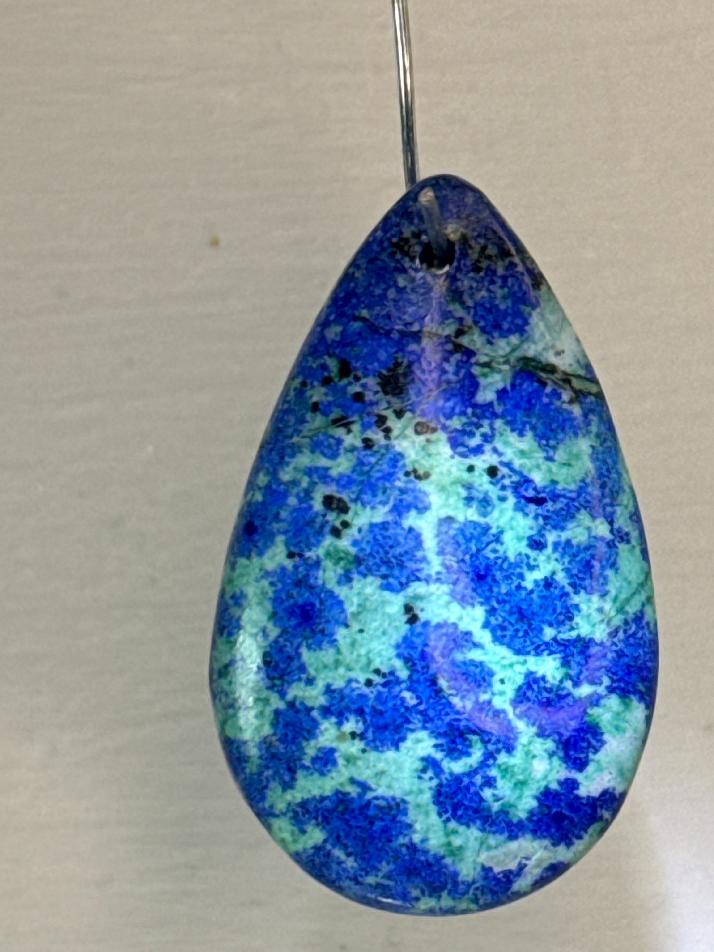 Azurite and Chrysocolla Pendant