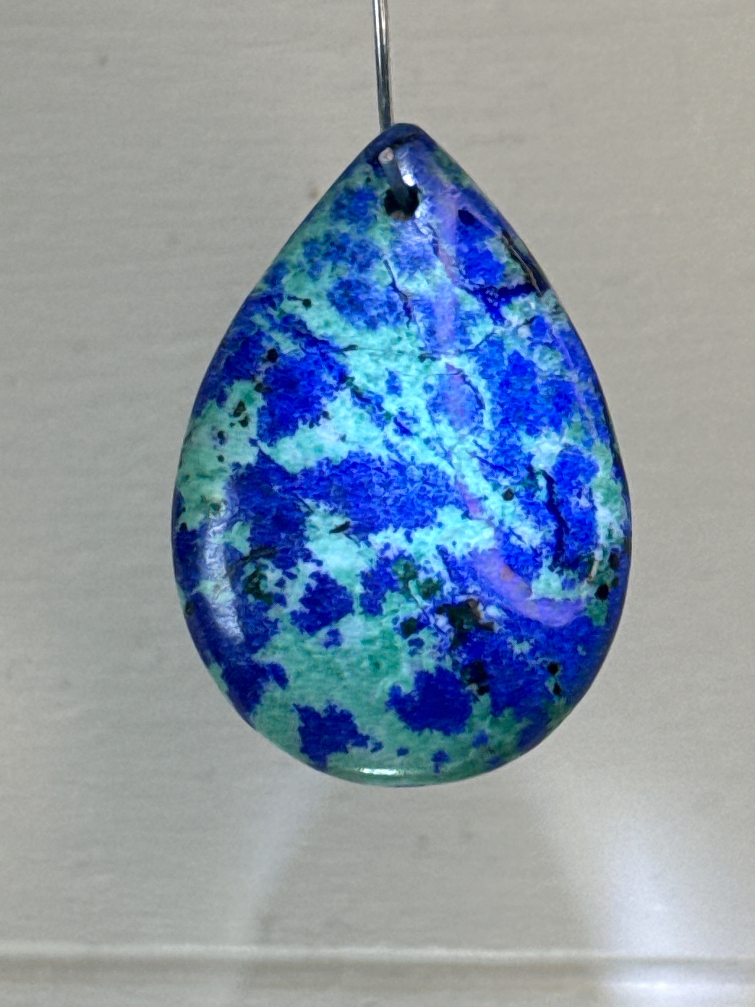 Azurite and Chrysocolla Pendant