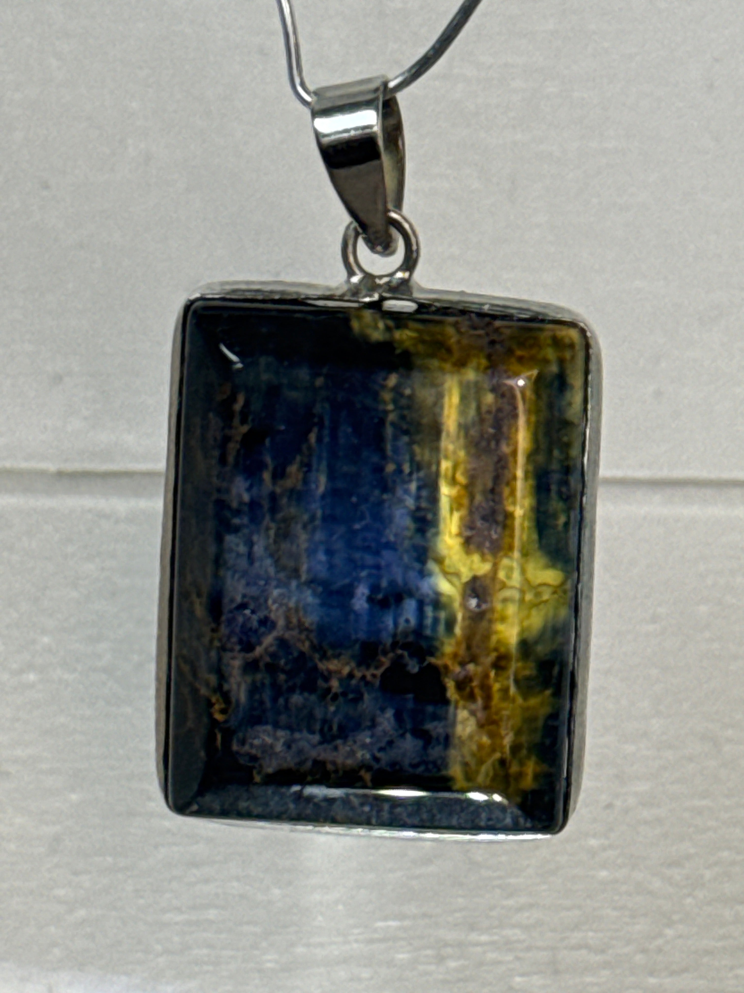 Pietersite Rectangle Pendant