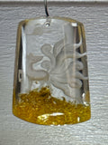 Carved Nine-Tailed Fox Pendant