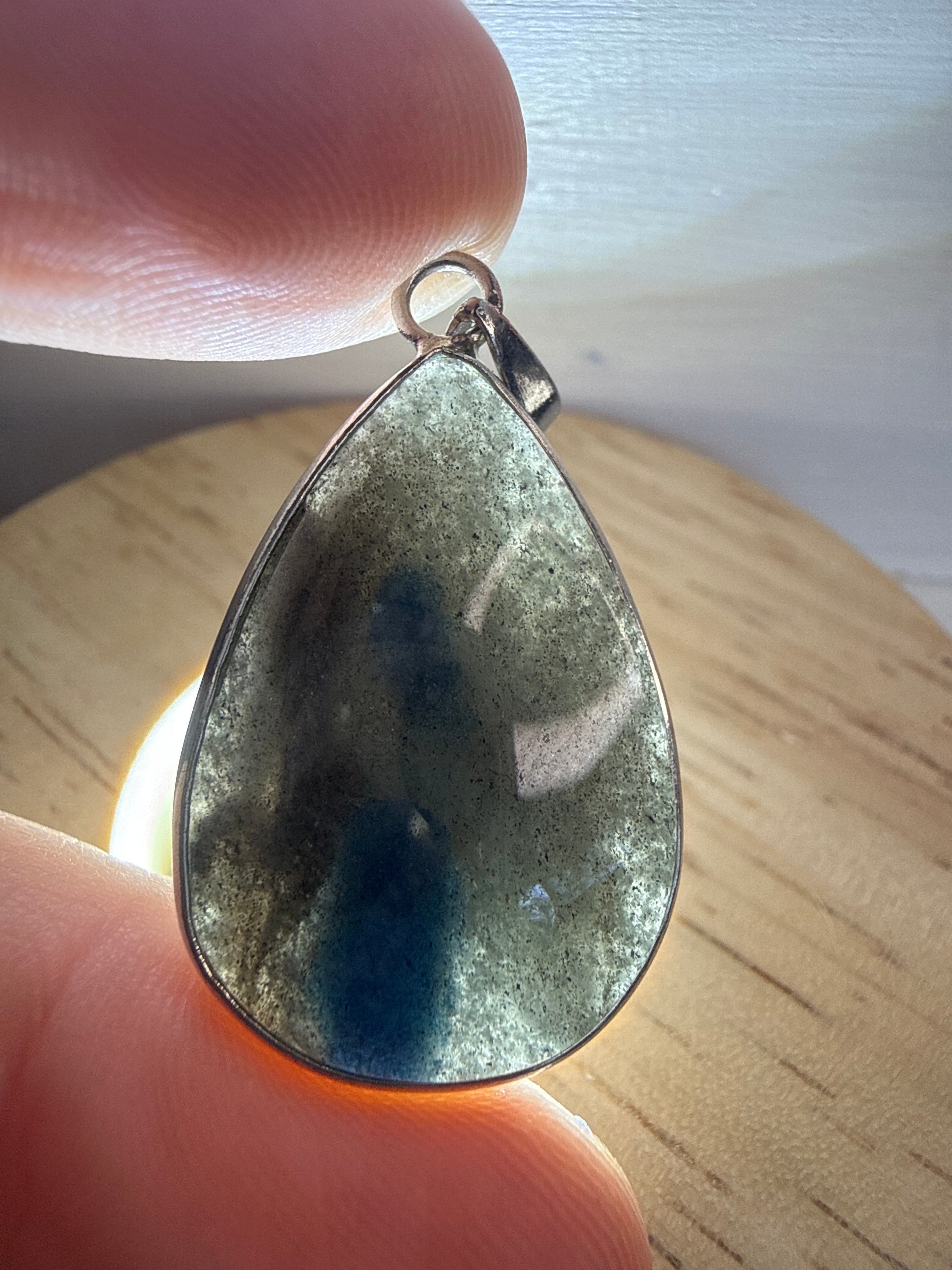 Blue Appetite in Clevelandite Pendant