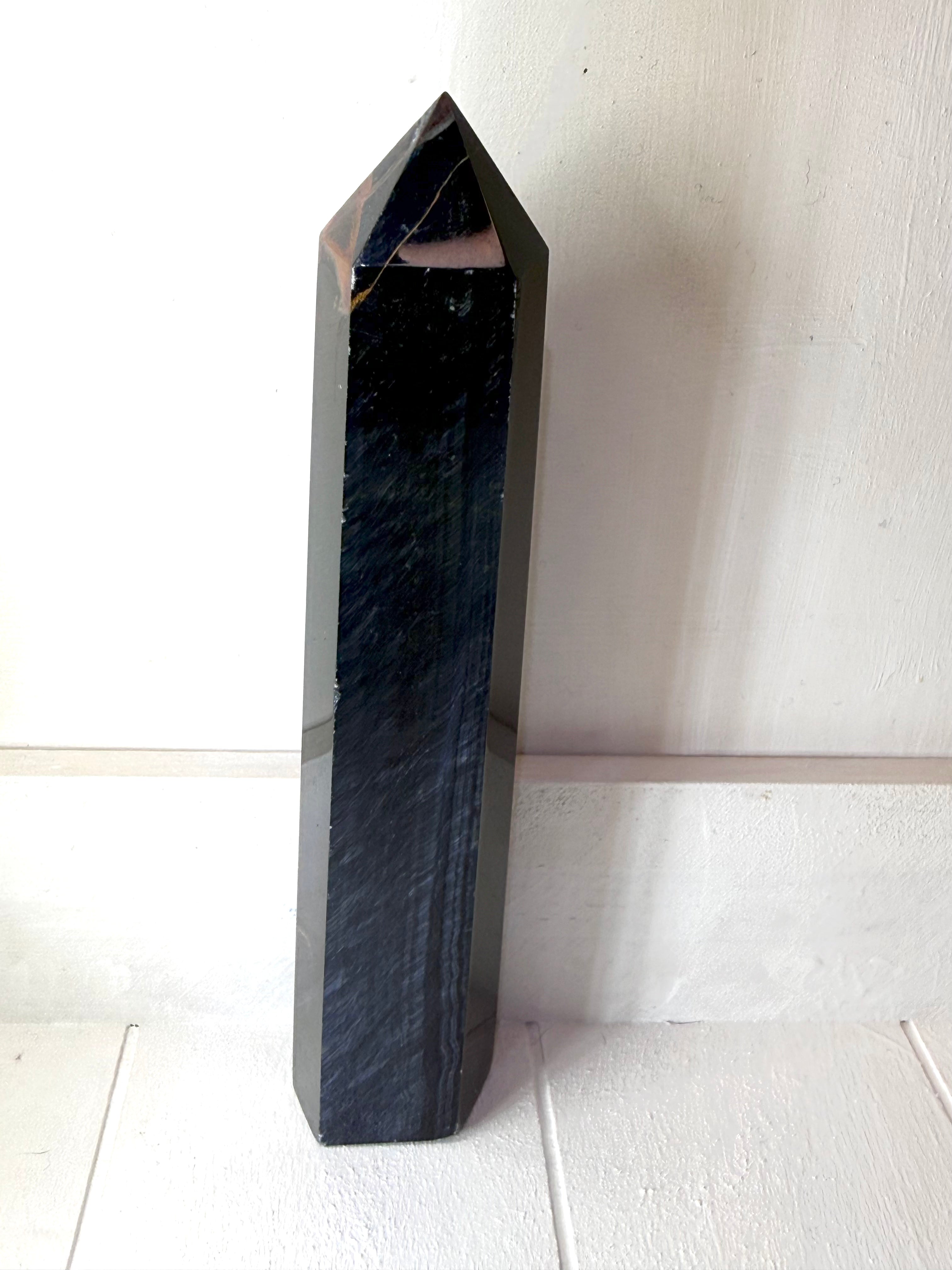 Blue Tigers Eye Tower