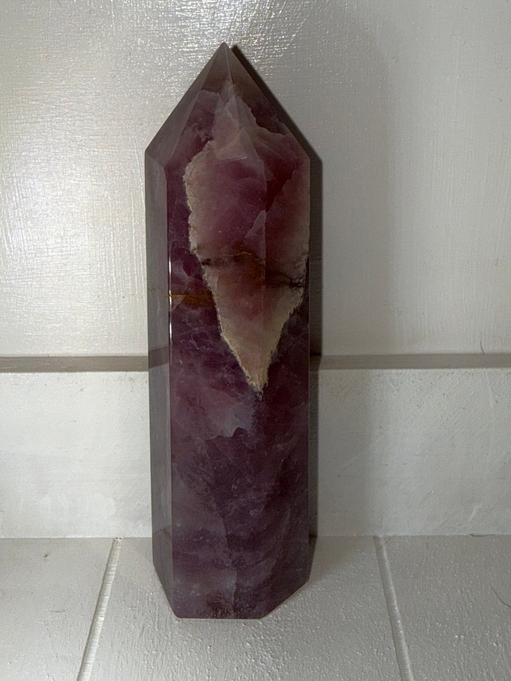 Lavender Rose Quartz with Inclusions