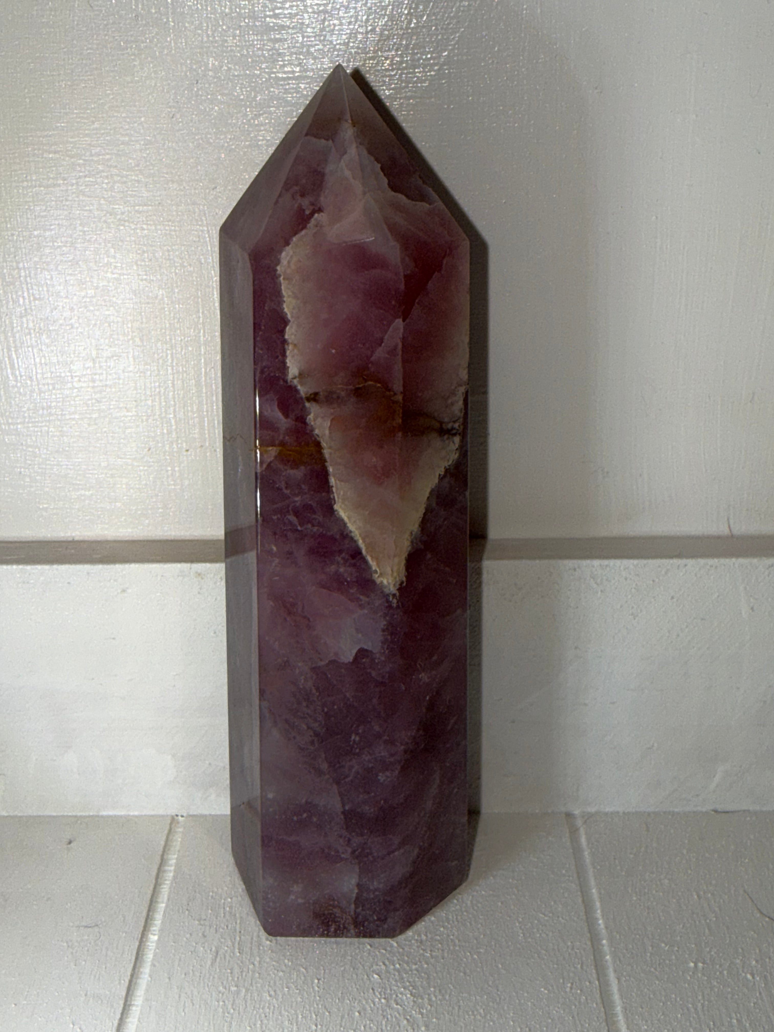 Lavender Rose Quartz with Inclusions