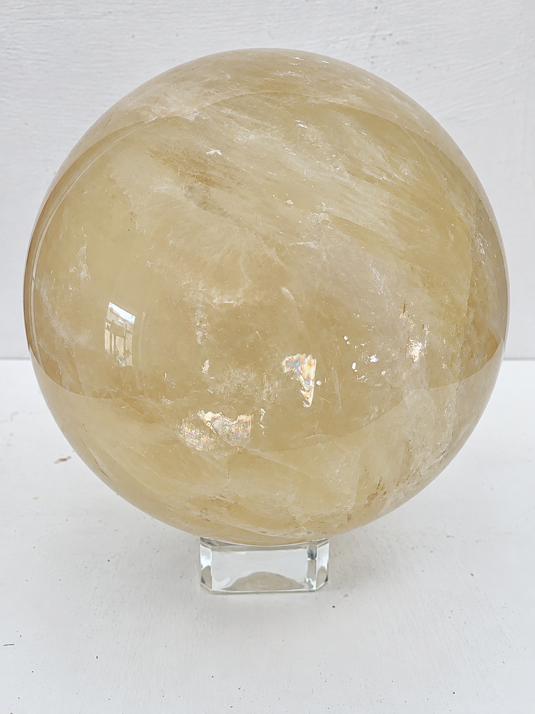 Honey Calcite Sphere