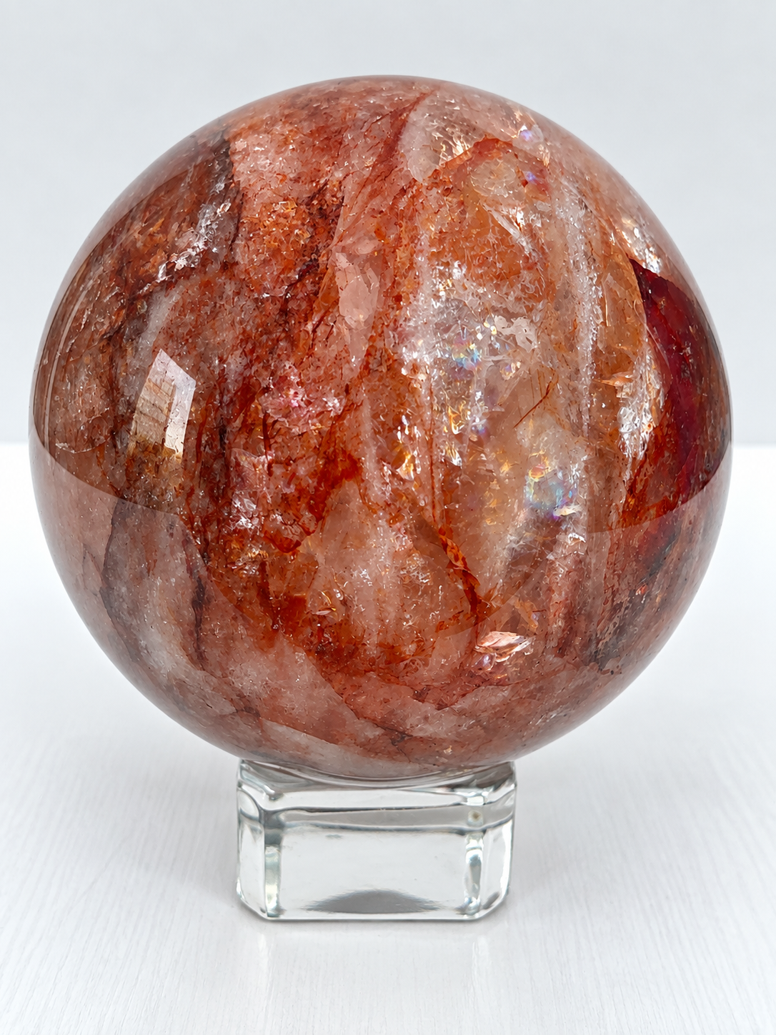 Fire Quartz Sphere