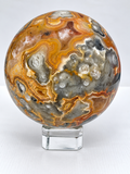 Crazy Lace Agate Sphere