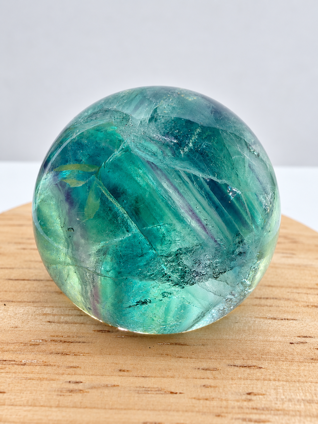 Blue & Purple Fluorite Sphere