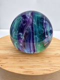 Blue & Purple Fluorite Sphere