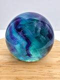Blue & Purple Fluorite Sphere