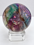 Rainbow Fluorite Sphere