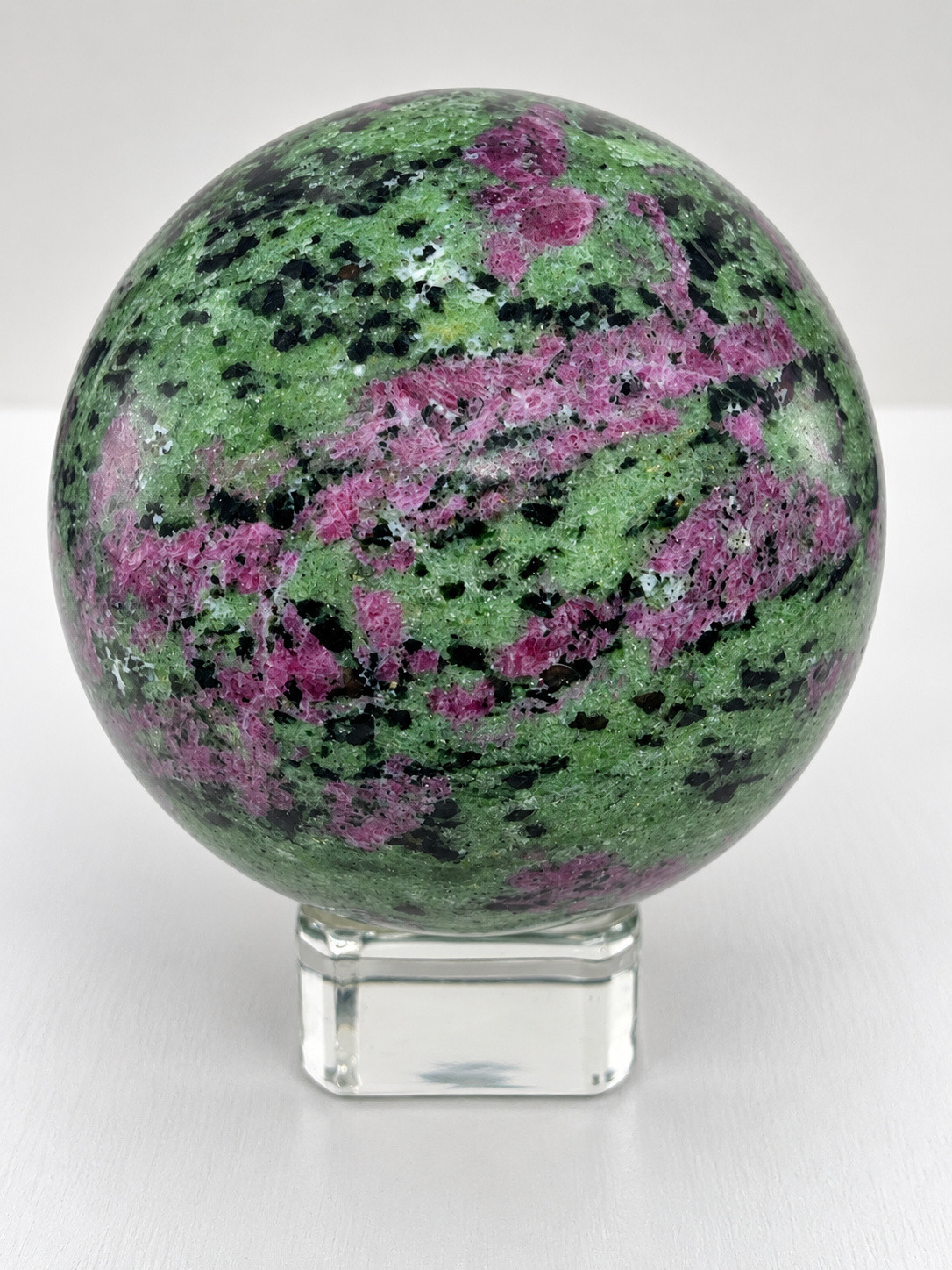 Ruby Zoisite Sphere