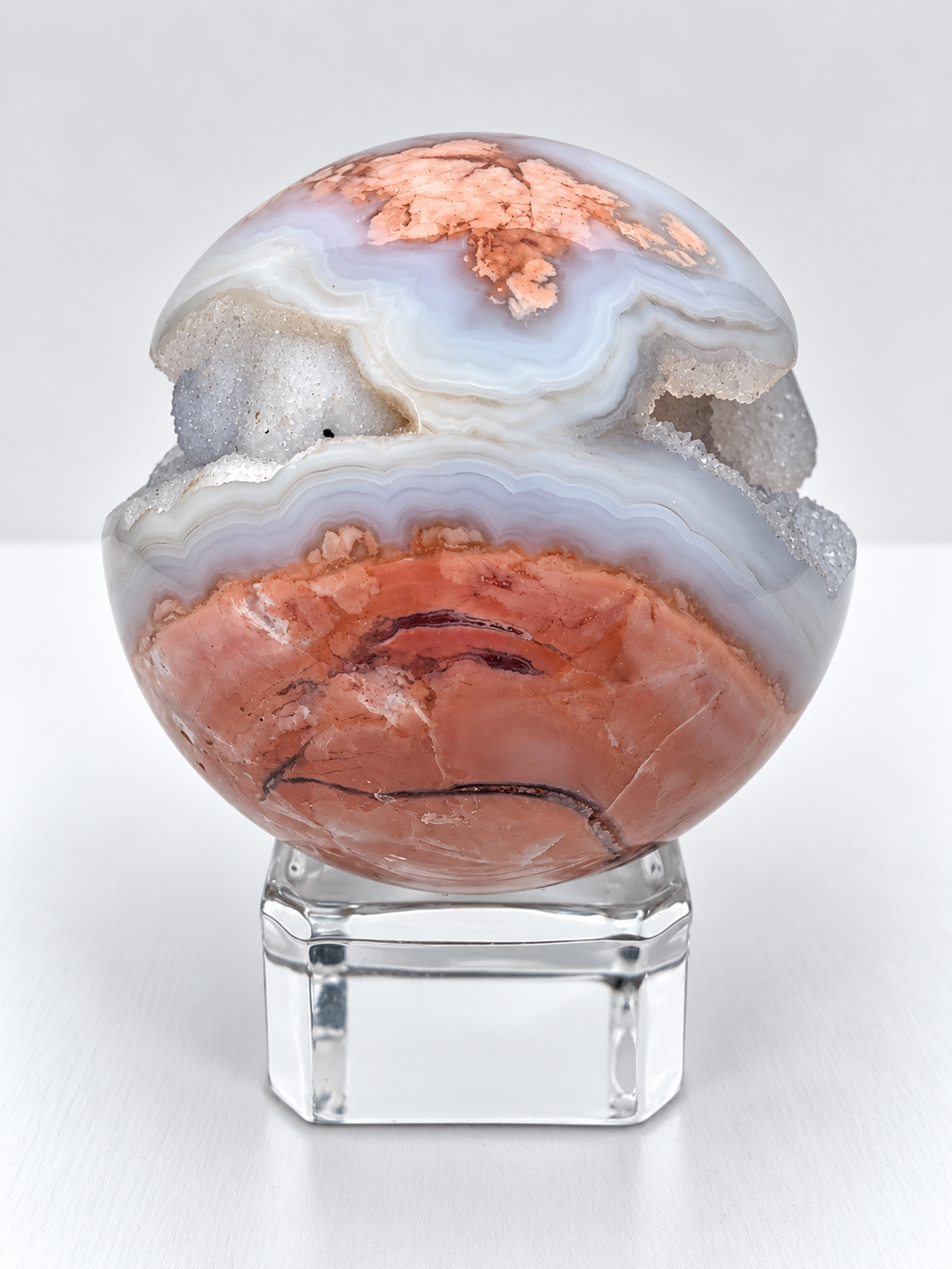 Pink Petal Agate Sphere