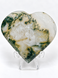 Moss Agate Heart