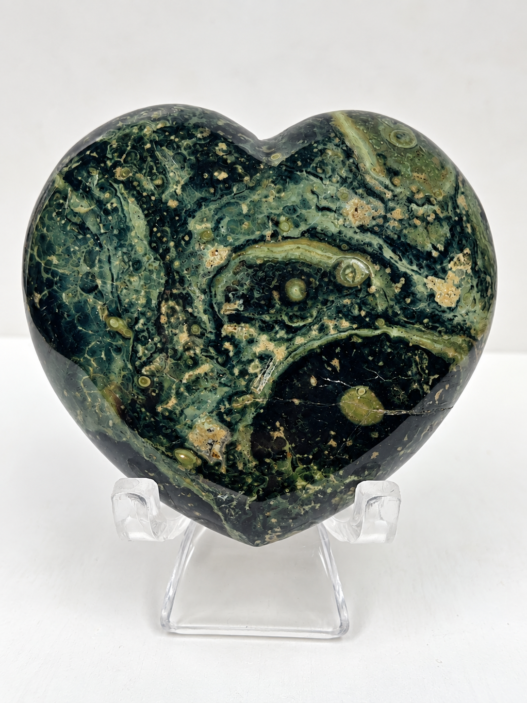 Kambaba Jasper Heart
