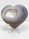 Druzy Agate Heart