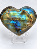 Labradorite Heart