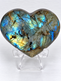 Labradorite Heart