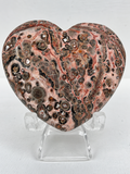 Leopard Skin Jasper Heart
