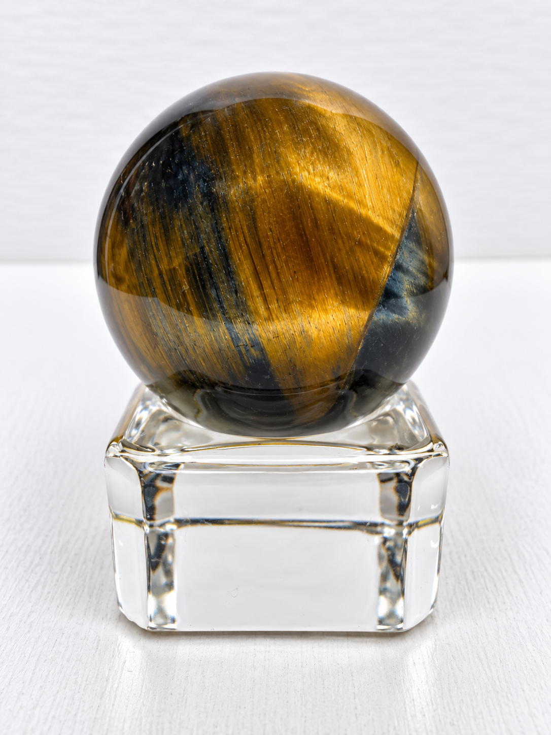 Blue & Gold Tigers Eye Sphere