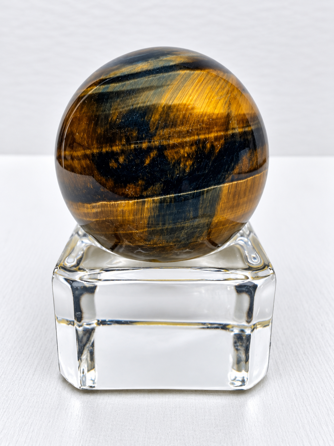 Blue & Gold Tigers Eye Sphere